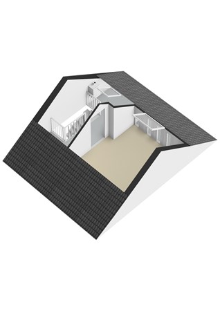 Plattegrond - Sleutelbloem 10, 6467 HR Kerkrade - Sleutelbloem 10 Kerkrade - Zolder 3D.jpg